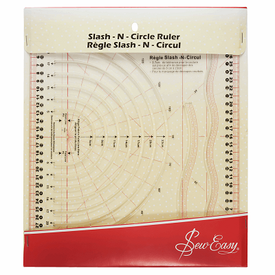 NL4195 Slash 'n' Circle Rule : 31cm x 26cm 